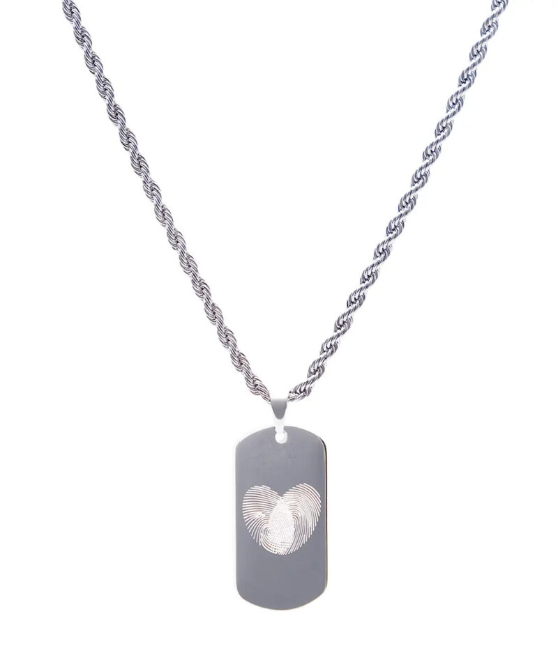Collana Amen Emotion Targhetta con Cuore