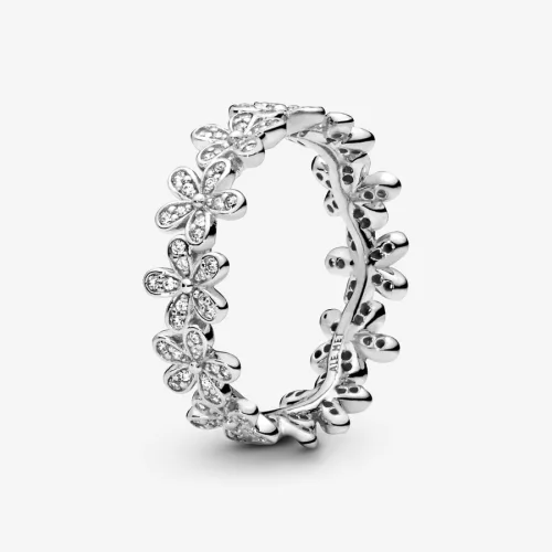 Anello Pandora fascia di margherite