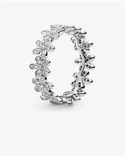 Anello Pandora fascia di margherite