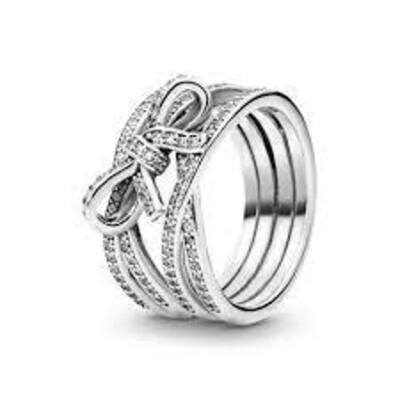 Anello Pandora fiocco