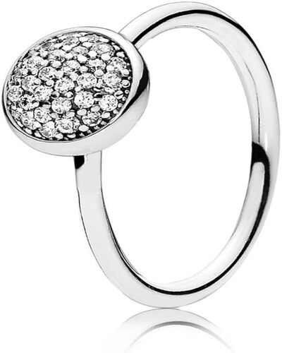 Anello Pandora goccia scintillante
