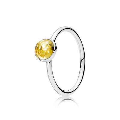 Anello Pandora goccia di Novembre