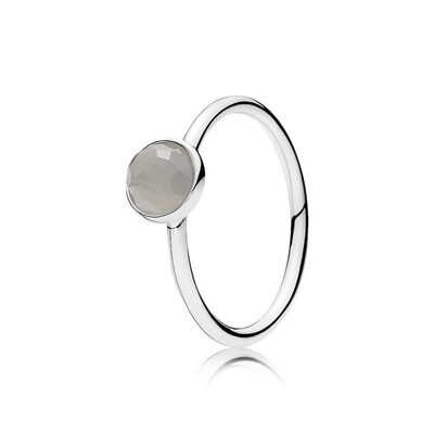 Anello Pandora goccia di Giugno