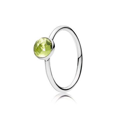 Anello Pandora goccia di Agosto