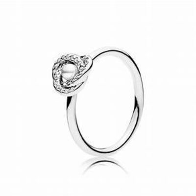 Anello Pandora nodo d'amore luminoso