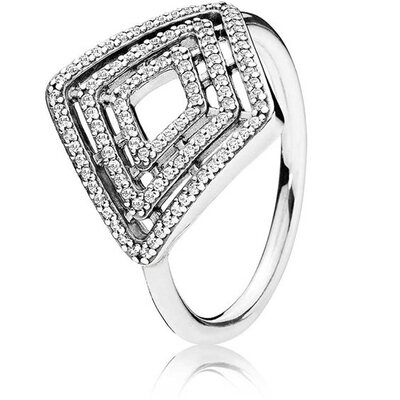 Anello Pandora geometrie luminose