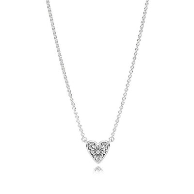 Collana Pandora cuore piccolo d'inverno