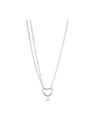 Collana Pandora chiusura a cuore