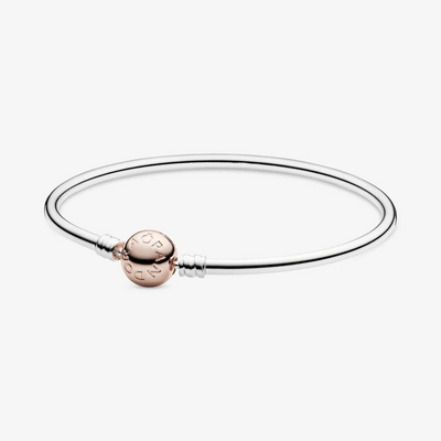 Bracciale Pandora rigido chisura rosè