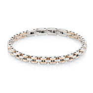 Bracciale Amen in Acciaio Rosè