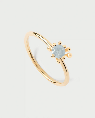 Anello PDPAOLA Fleur Grigio