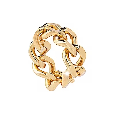 Anello Rebecca Groumette in bronzo placcato oro giallo 18 kt