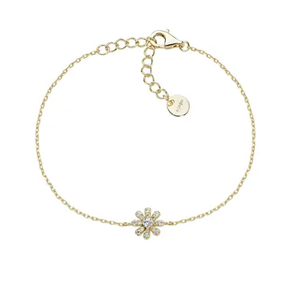 Bracciale Amen Mini Margherita Pavé Dorato