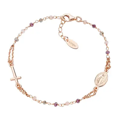 Bracciale Amen Rosario Cristalli Multicolor