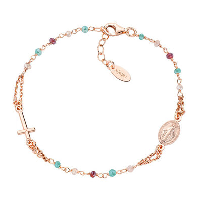 Bracciale Amen  Rosario Cristalli Multicolor