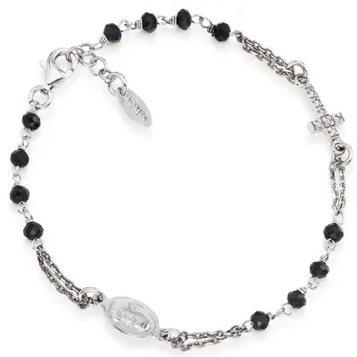 Bracciale Amen Rosario Cristalli Pavè
