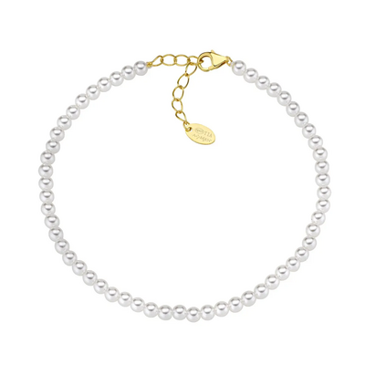 Bracciale Amen con Perle di Cristallo 3 mm