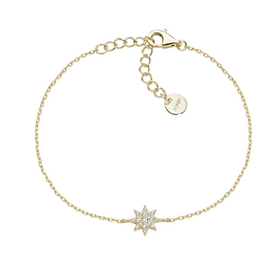 Bracciale Amen Stella Piccola Pavé Dorato