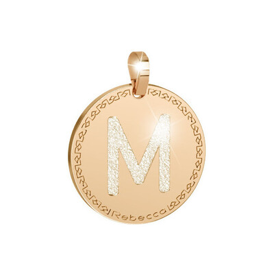 Charm Rebecca lettera pendente glam