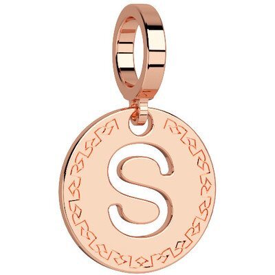 Charm Rebecca My World con lettera rosè