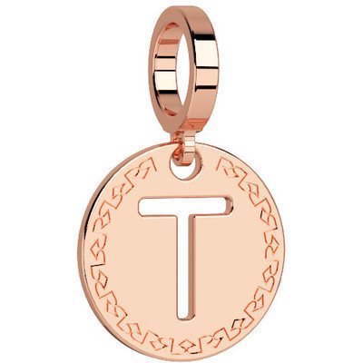 Charm Rebecca My World con lettera rosè