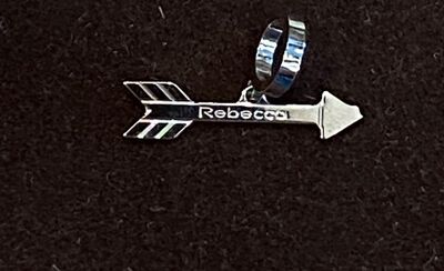 Charm Rebecca freccia bianca