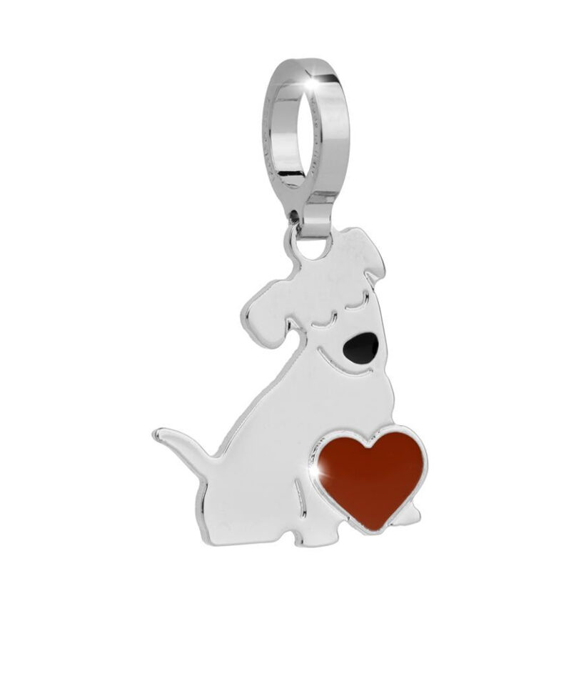 Charm Rebecca cane con cuoricino