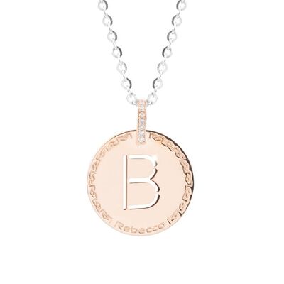 Collana Rebecca My World con lettera pendente e zirconi