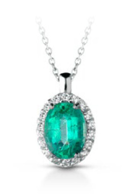 Collana Lucciole con Smeraldo