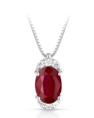 Collana Lucciole con Rubino