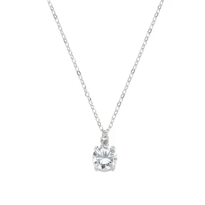 Collana Amen  Diamonds con Solitario Bianco