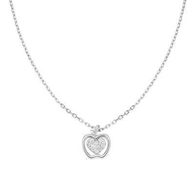 Collana Amen con mela e cuore