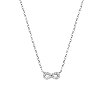 Collana Amen  Mini Infinito Pavé