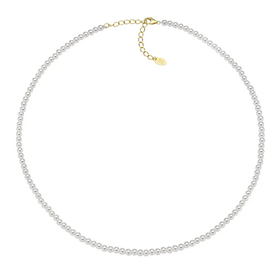 Collana Amen con Perle di Cristallo 3 mm