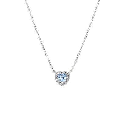 Collana Amen Dolce Cuore Acquamarina