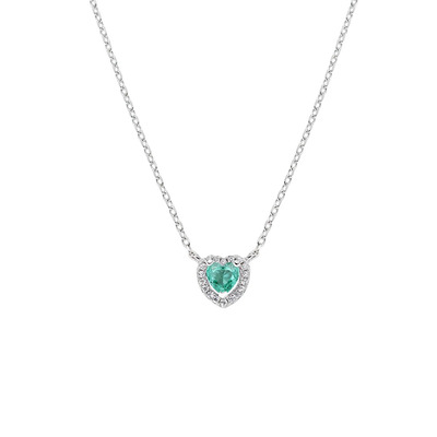 Collana Amen Dolce Cuore Verde Acqua