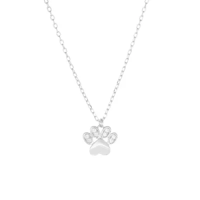 Collana Amen Zampina con Zirconi Bianchi