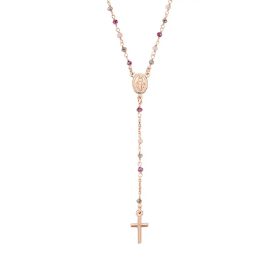 Rosario Amen Classico Cristalli Multicolor