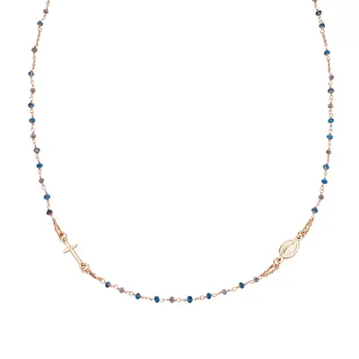 Rosario Amen Girocollo Cristalli Multicolor