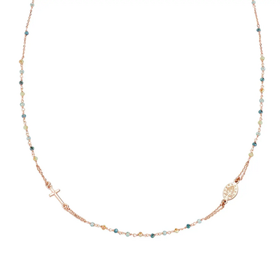 Rosario Amen Girocollo Cristalli Multicolor