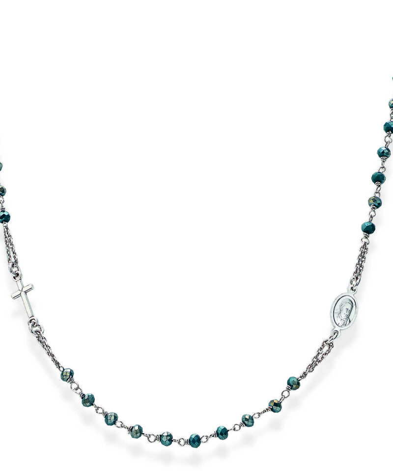 Collana Amen Rosario girocollo Cristalli