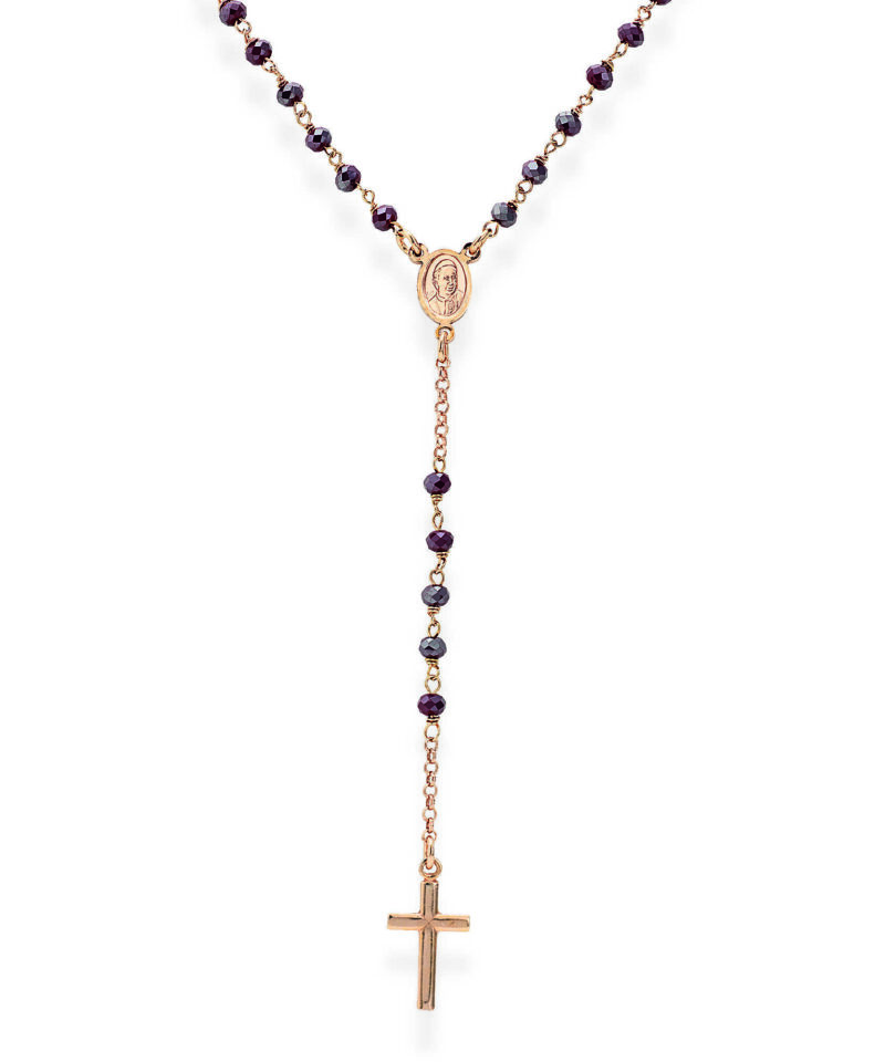 Collana Amen Rosario Cristalli