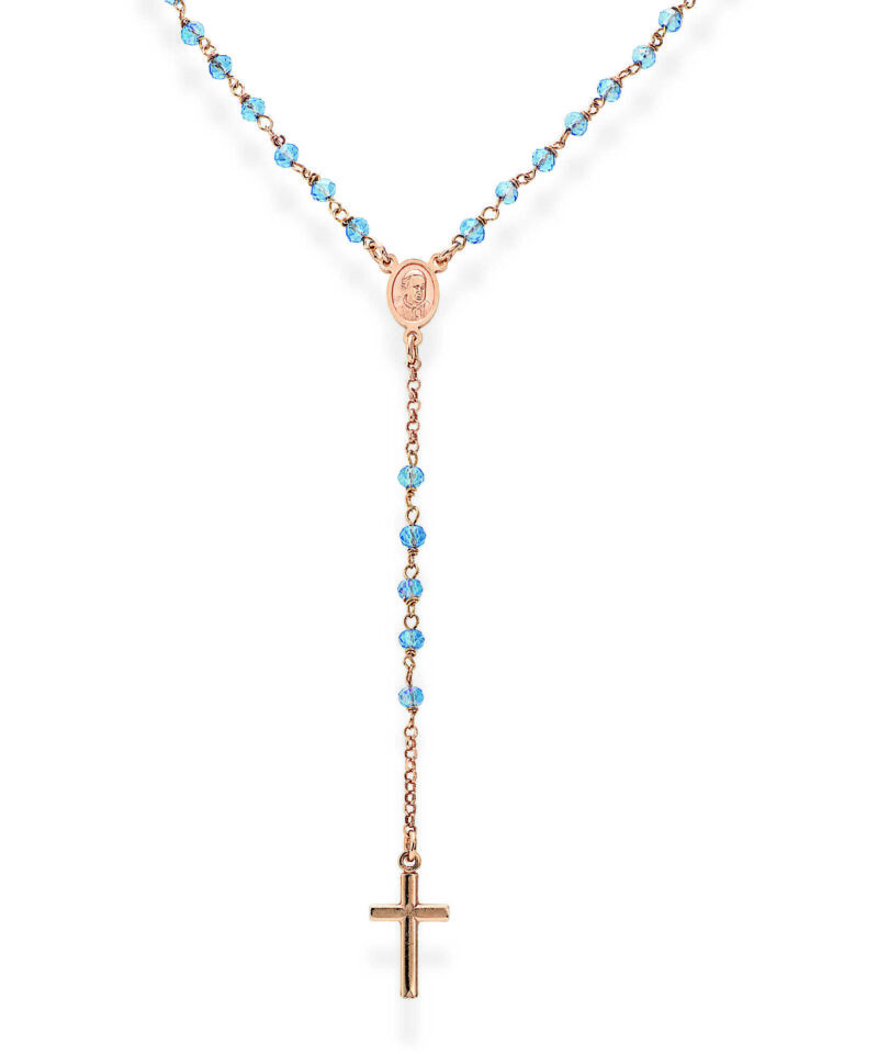 Collana Amen Rosario girocollo Cristalli