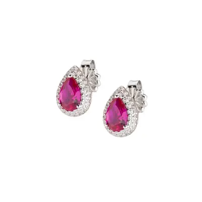 Orecchini Amen "Goccia d'Amore" in Argento con Zirconi
