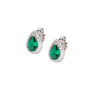 Orecchini Amen "Goccia d'Amore" in Argento con Zirconi