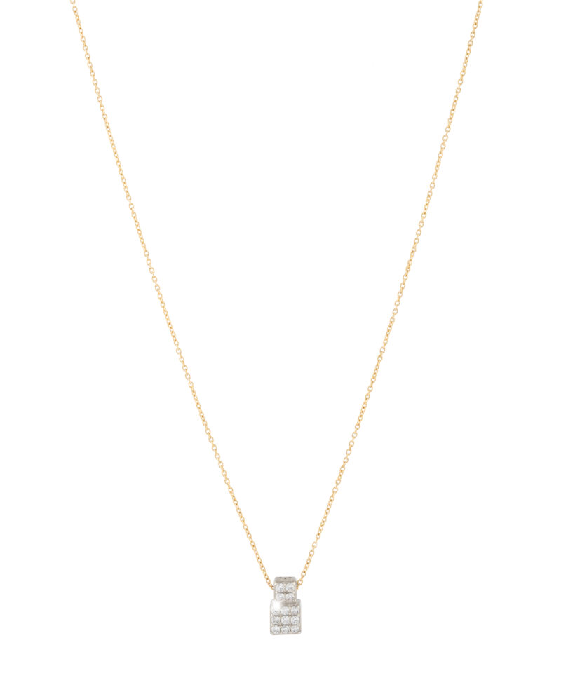 Collana Rebecca Lux baguette in oro giallo e diamanti