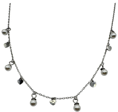 Collana Ruah perle e cuori