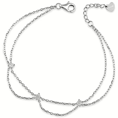 Bracciale in Argento 925 con zirconi