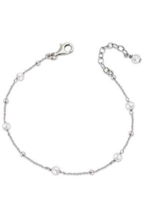Bracciale Kulto925 con perle bianche e sfere