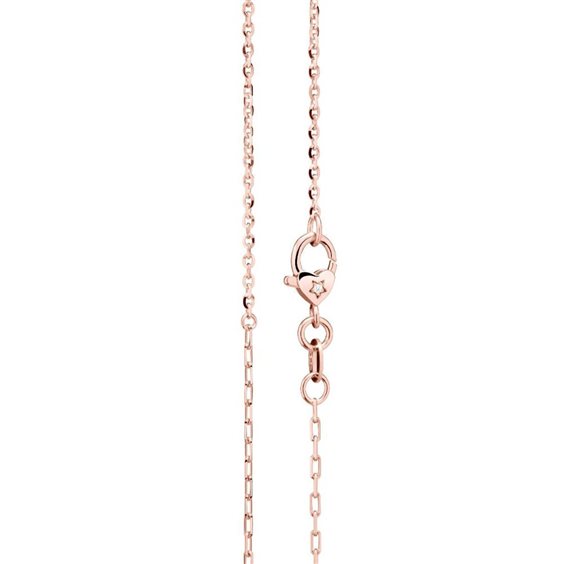 Collana Le Bebè in oro rosa e diamantino